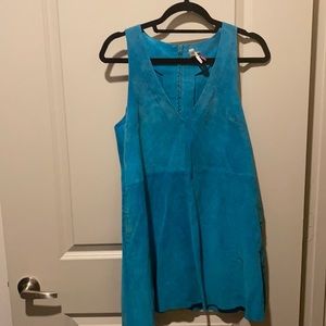 Suede Free People Dress